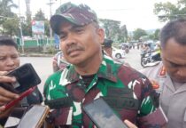 Blok Morombo, Konut Sultra yang dilakukan oleh oknum anggota TNI kembali dibantah (Kasiter) Korem 143/HO, Letkol Tambo Hule Wulaa.  