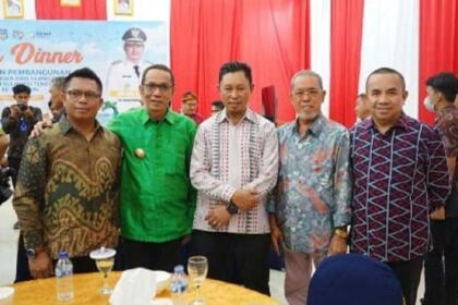 Pj Bupati Buton, Drs. Basiran, bersama kepala dearah lain se-Sultra menghadiri pembukaan pameran pembangunan dalam rangkaian