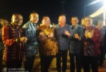 Ketua Kamar Dagang dan Industri Indonesia (KADIN) Provinsi Sulawesi Tenggara (Sultra) Anton Timbang menghadiri acara malam ramah tamah