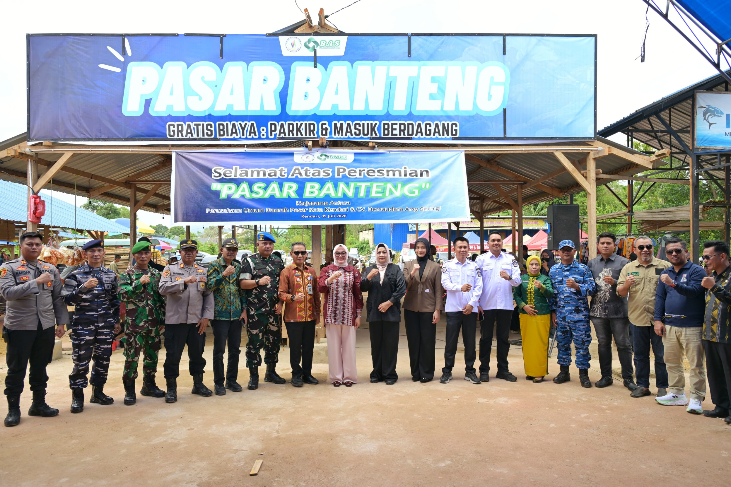 Wali Kota Kendari, Siska Karina Imran Resmikan Pasar Banteng, UMKM dan Pedagang Kini Punya Rumah Baru 7 IMG 20260709 WA0270