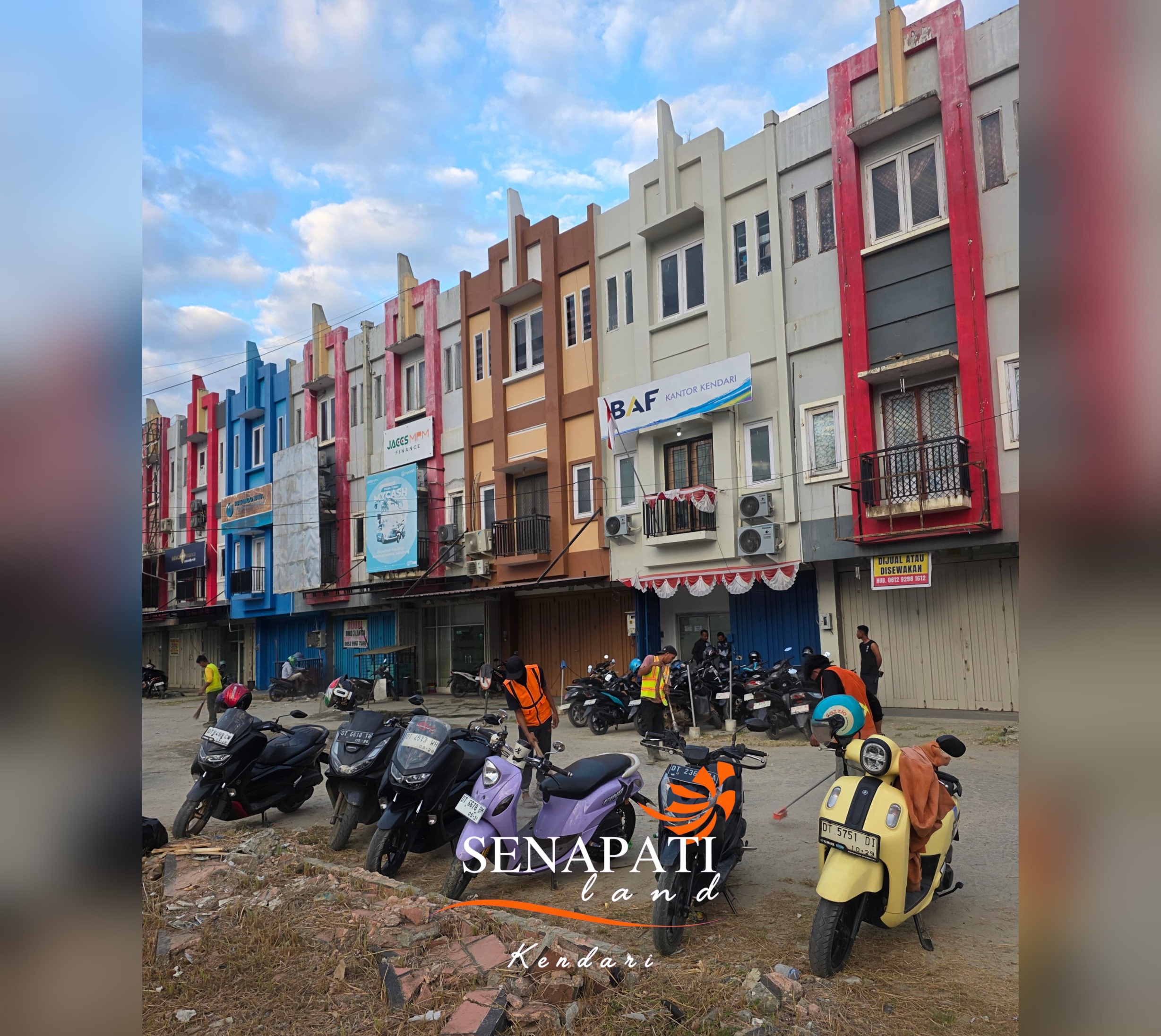 Wujudkan Kawasan Usaha Bersih dan Sehat, Pengelola Senapati Land Kendari Benahi Fasilitas Pertokoan 2 IMG 20260921 WA0041